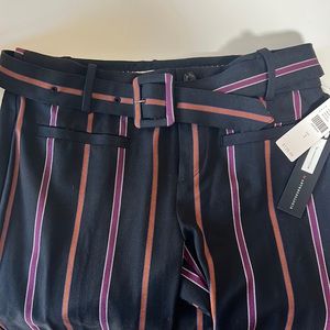 Anthropology striped trouser.